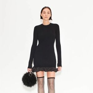 Simon Miller Black Long Sleeve Dress